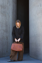 ELLI | Matte Natural Grain | Burnished Cognac