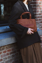 FALKI | Matte Natural Grain | Burnished Cognac